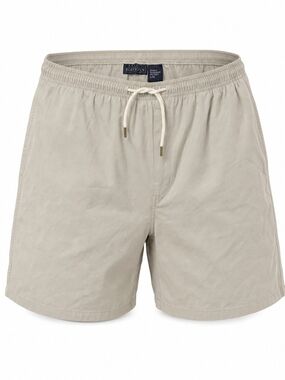 Basic Editions Khaki Elastic Waist‎ Drawstring Shorts Men's Size Medium